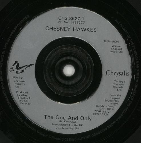 Chesney Hawkes The One And Only 7" vinyl single (7 inch record / 45) UK HAW07TH592250