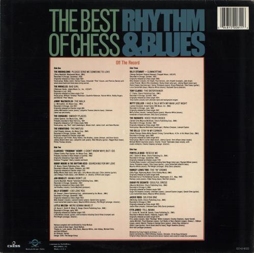 Chess Records The Best Of Chess - Rhythm & Blues 2-LP vinyl record set (Double LP Album) Italian EKG2LTH775308