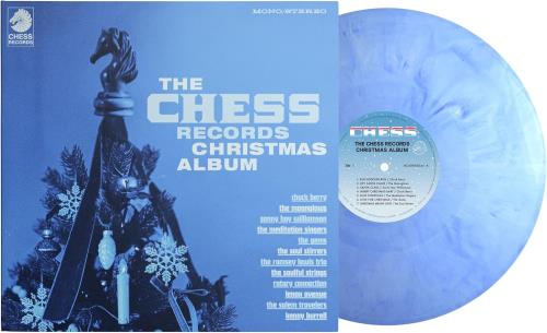 Chess Records The Chess Records Christmas Album - Blue Frost Vinyl - Sealed vinyl LP album (LP record) UK EKGLPTH880224