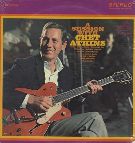 Chet Atkins A Session With vinyl LP album (LP record) US CA7LPAS373260