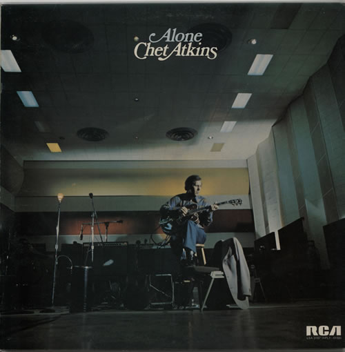 Chet Atkins Alone vinyl LP album (LP record) UK CA7LPAL630640