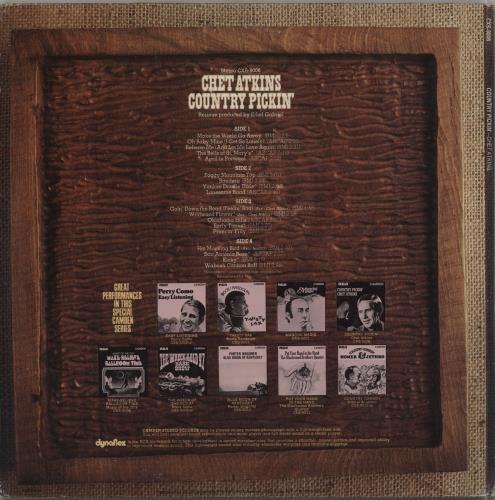 Chet Atkins Country Pickin' 2-LP vinyl record set (Double LP Album) US CA72LCO764609