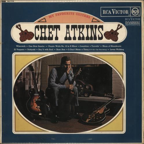 Chet Atkins My Favourite Guitars vinyl LP album (LP record) UK CA7LPMY363344