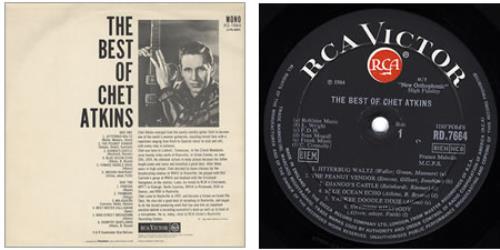 Chet Atkins The Best Of Chet Atkins - Red Spot vinyl LP album (LP record) UK CA7LPTH363339