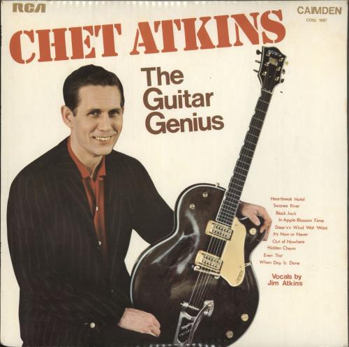 Chet Atkins The Guitar Genius vinyl LP album (LP record) UK CA7LPTH363350