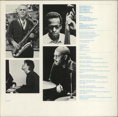 Chet Baker Blues For A Reason vinyl LP album (LP record) Dutch 6CBLPBL770708