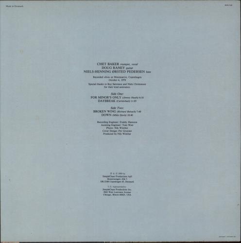 Chet Baker Daybreak vinyl LP album (LP record) Danish 6CBLPDA469161