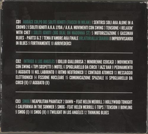 Chet Baker Italian Movies 3-CD album set (Triple CD) UK 6CB3CIT862971