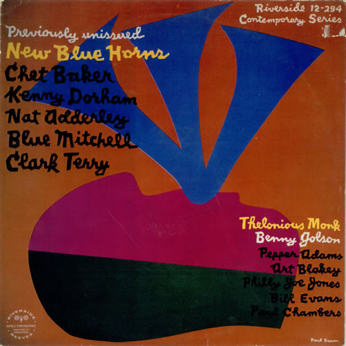 Chet Baker New Blue Horns vinyl LP album (LP record) US 6CBLPNE469631