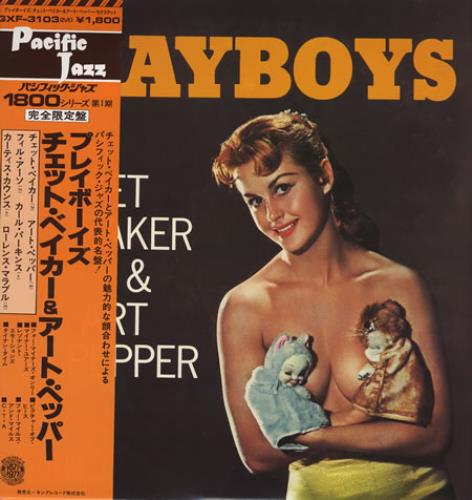 Chet Baker Playboys + obi vinyl LP album (LP record) Japanese 6CBLPPL381574