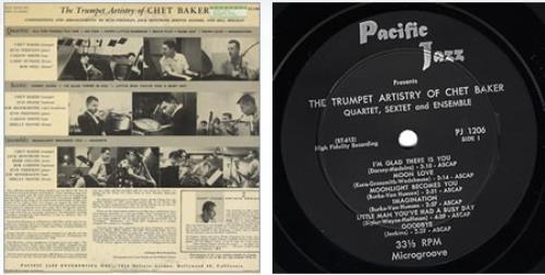 Chet Baker The Trumpet Artistry Of Chet Baker vinyl LP album (LP record) US 6CBLPTH361257
