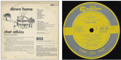 Chet Atkins Down Home UK vinyl LP album (LP record) (363347)