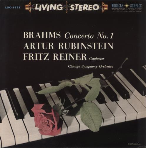 Chicago Symphony Orchestra Concerto No. 1 In D Minor, Op. 15 - 180g vinyl LP album (LP record) US E51LPCO875850