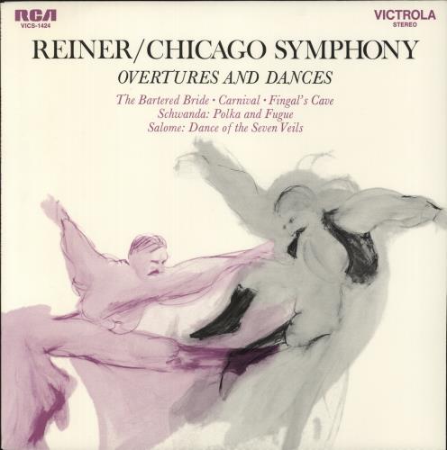 Chicago Symphony Orchestra Overtures And Dances vinyl LP album (LP record) US E51LPOV881180