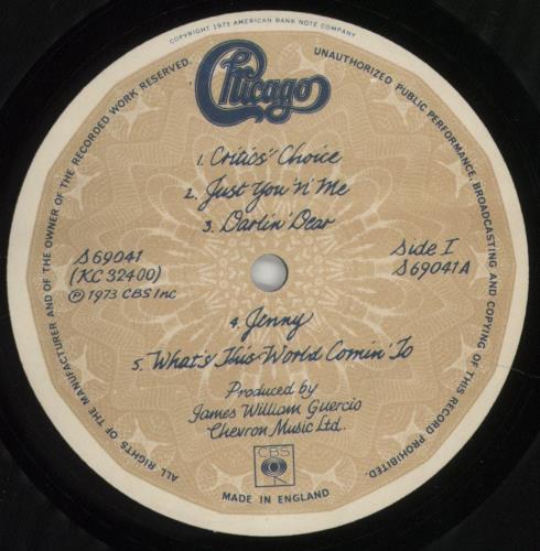 Chicago Chicago VI - EX vinyl LP album (LP record) UK CCGLPCH726934