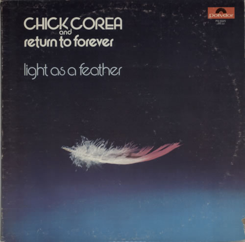 Chick Corea Light As A Feather vinyl LP album (LP record) US CKCLPLI588659