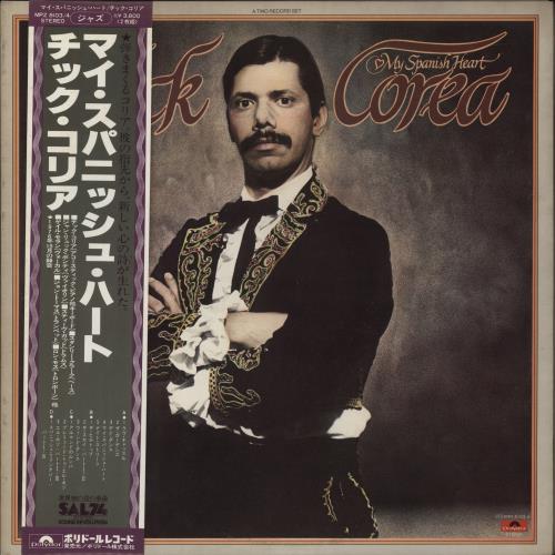 Chick Corea My Spanish Heart - White label + Obi 2-LP vinyl record set (Double LP Album) Japanese CKC2LMY872558