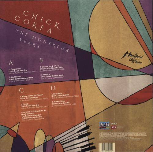 Chick Corea The Montreux Years - 180gram Vinyl 2-LP vinyl record set (Double LP Album) UK CKC2LTH868280