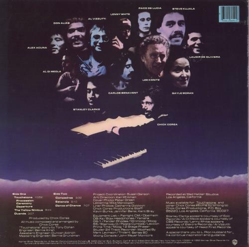 Chick Corea Touchstone vinyl LP album (LP record) US CKCLPTO821846