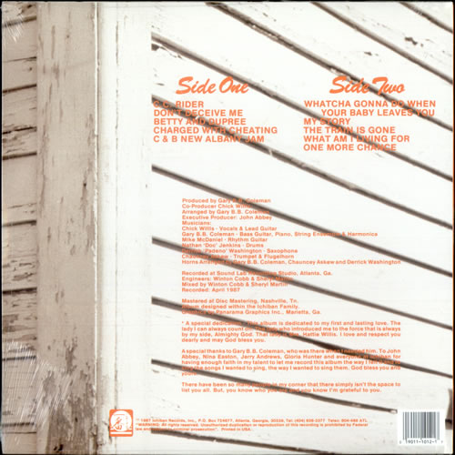 Chick Willis Chick Sungs Chuck - Sealed vinyl LP album (LP record) US CWZLPCH517649