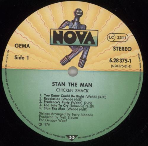 Chicken Shack Stan The Man 2-LP vinyl record set (Double LP Album) German CHS2LST646345