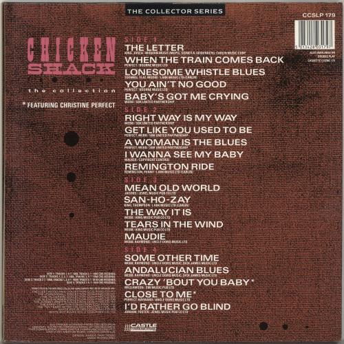 Chicken Shack The Collection 2-LP vinyl record set (Double LP Album) UK CHS2LTH703387