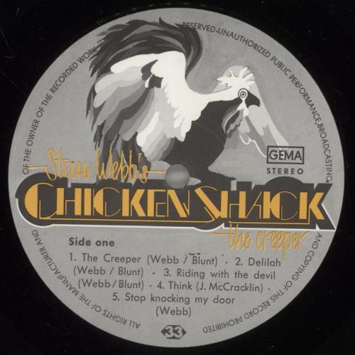 Chicken Shack The Creeper vinyl LP album (LP record) German CHSLPTH888291