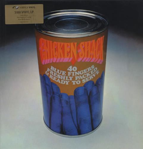 Chicken Shack 40 Blue Fingers Freshly Packed & Ready To Serve vinyl LP album (LP record) UK CHSLPBL320168