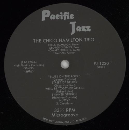 Chico Hamilton The Chico Hamilton Trio vinyl LP album (LP record) Japanese CH7LPTH527952