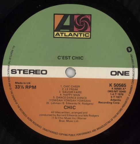 Chic C'est Chic - EX vinyl LP album (LP record) UK CHCLPCE862875