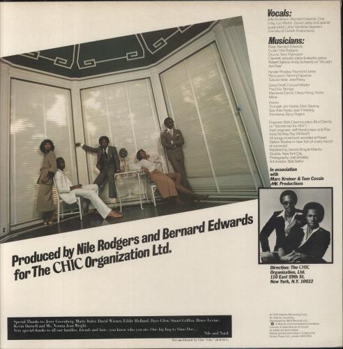 Chic C'est Chic - EX vinyl LP album (LP record) UK CHCLPCE862875