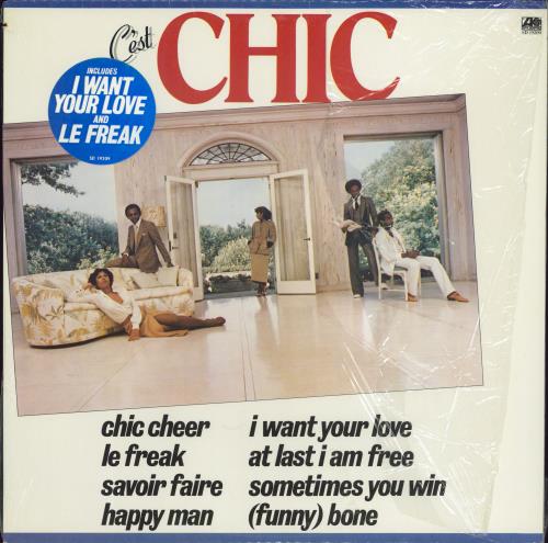 Chic C'est Chic - Hype Stickered Open Shrink vinyl LP album (LP record) US CHCLPCE778260
