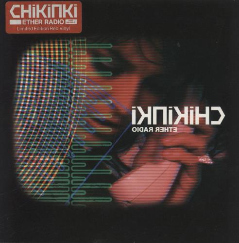 Chikinki Ether Radio - Red Vinyl - Promo 7" vinyl single (7 inch record / 45) UK C/K07ET838677