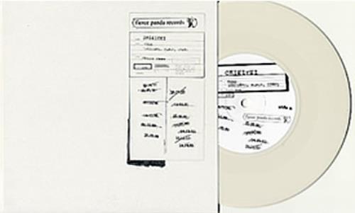 Chikinki Time - white vinyl 7" vinyl single (7 inch record / 45) UK C/K07TI261802