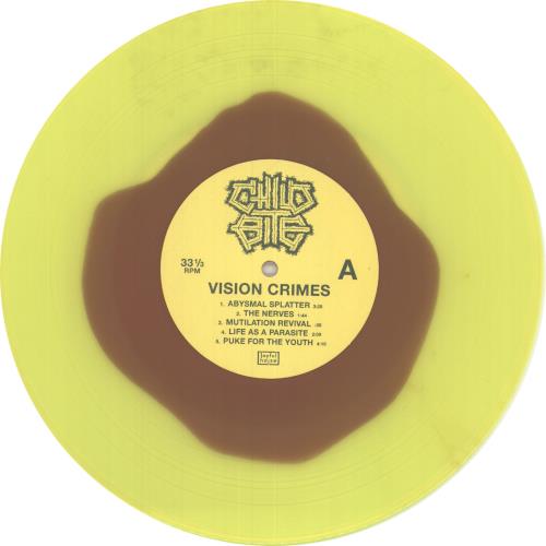 Child Bite Vision Crimes - 'Diseased Egg' Vinyl + Numbered 10" vinyl single (10 inch record) US 09J10VI744937