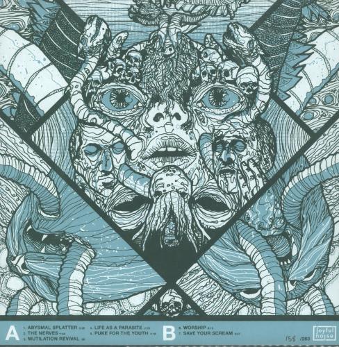 Child Bite Vision Crimes - 'Diseased Egg' Vinyl + Numbered 10" vinyl single (10 inch record) US 09J10VI744937