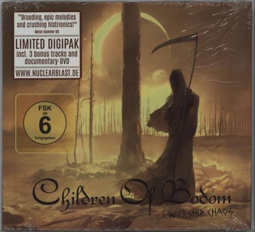 Children Of Bodom I Worship Chaos - Sealed 2-disc CD/DVD set German B0D2DIW673516