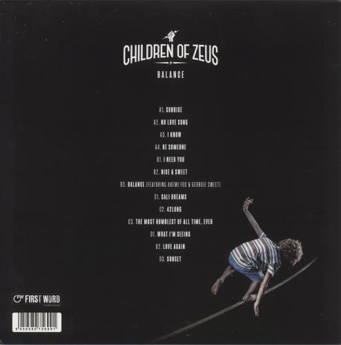 Children Of Zeus Balance 2-LP vinyl record set (Double LP Album) UK 49I2LBA887910