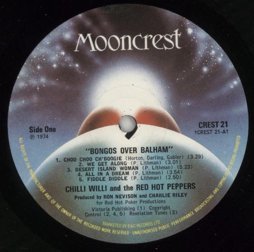 Chilli Willi & The Red Hot Peppers Bongos Over Balham vinyl LP album (LP record) UK CWRLPBO210184
