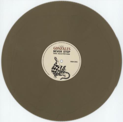 Chilly Gonzales Never Stop [Erol Alkan Rework] vinyl LP album (LP record) UK 31ILPNE875122