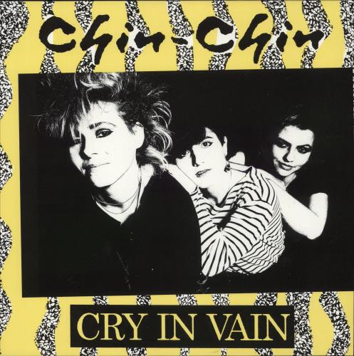 Chin-Chin Cry In Vain - White Vinyl vinyl LP album (LP record) UK 3HLLPCR871025