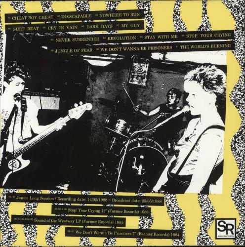 Chin-Chin Cry In Vain - White Vinyl vinyl LP album (LP record) UK 3HLLPCR871025