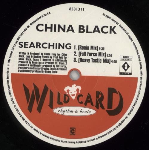 China Black Searching 12" vinyl single (12 inch record / Maxi-single) UK C+B12SE711893