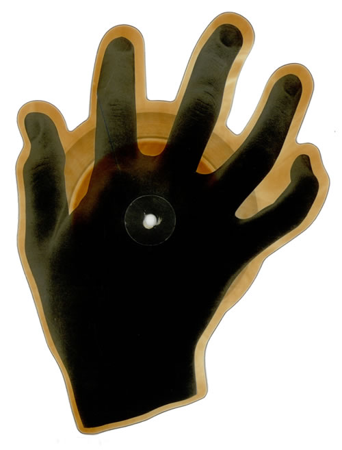 China Crisis Black Man Ray shaped picture disc (picture disc vinyl record) UK CHNSHBL505836