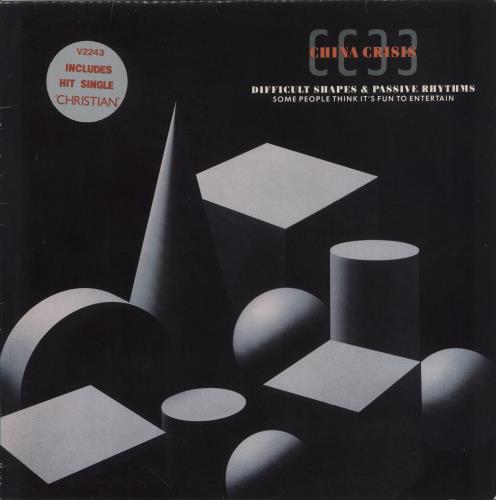 China Crisis Difficult Shapes & Passive Rhythms - Stickered - EX vinyl LP album (LP record) UK CHNLPDI858733