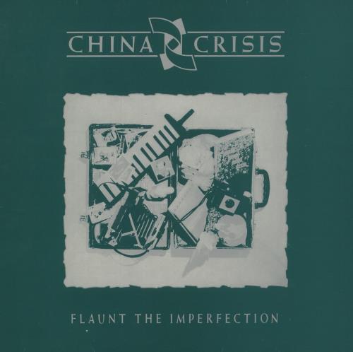 China Crisis Flaunt The Imperfection - Green sleeve vinyl LP album (LP record) UK CHNLPFL487646