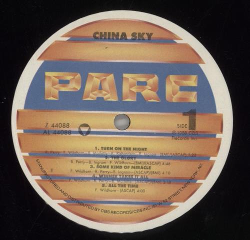 China Sky China Sky - Shrink vinyl LP album (LP record) US F68LPCH630557