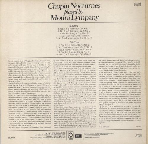 Chopin Chopin Nocturnes vinyl LP album (LP record) UK CYXLPCH688339