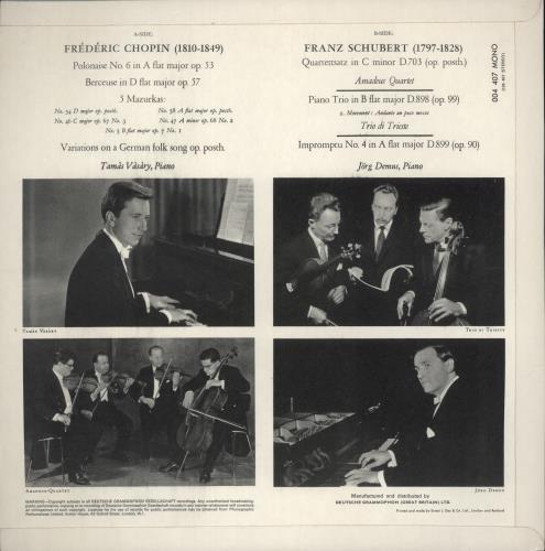 Chopin Music Of The Romantic Era vinyl LP album (LP record) UK CYXLPMU888509