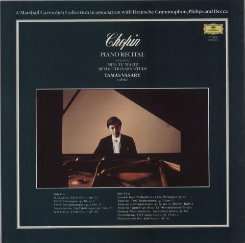 Chopin Piano Recital + Magazine vinyl LP album (LP record) UK CYXLPPI875097
